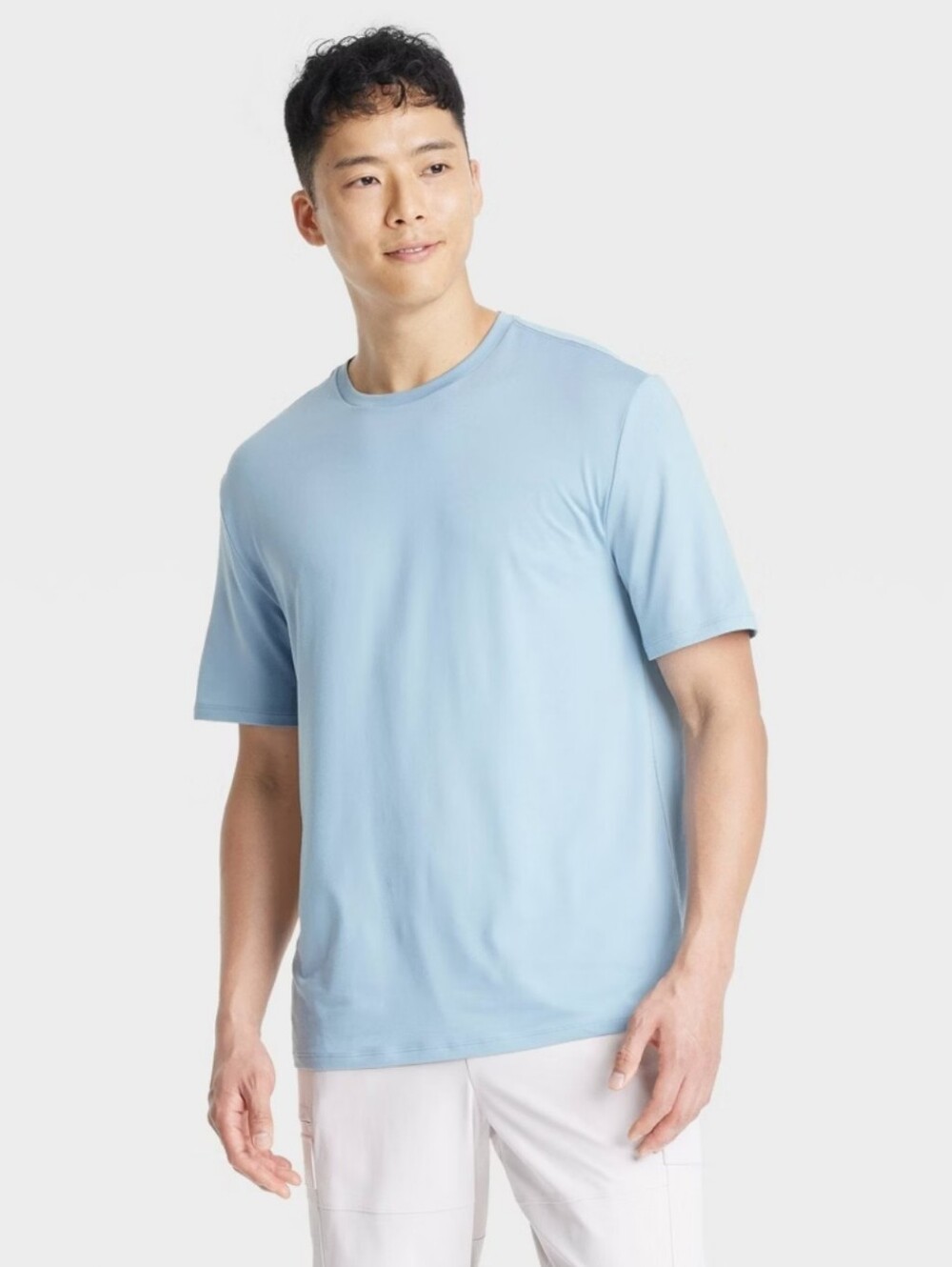 Men's Relaxed Fit Performance T-Shirt - All In Motion Light Blue S